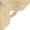 Ekena Millwork Funston Slat Rough Sawn Bracket w/ Offset Brace, Douglas Fir, 8"W x 18"D x 18"H BKT0806X18X18FST06RDF - alternate 2
